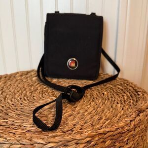 Mundi Anti-Theft Black Crossbody Wallet Bag - Good Condition
